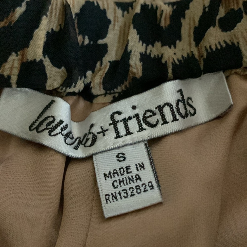 Lovers + Friends Leopard Print Shorts with Black Trim - Picture 2 of 4